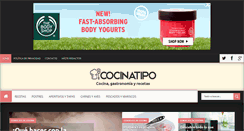 Desktop Screenshot of cocinatipo.com
